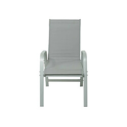 Avis Habitat Et Jardin Fauteuil jardin Alu/Textilène Porto - Phoenix - Gris clair - Lot de 2