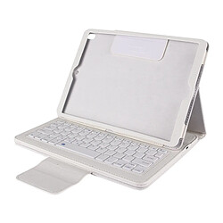 Acheter Wewoo Clavier QWERTY blanc pour iPad Pro 10.5 pouces Bluetooth détachable + Litchi Texture horizontale Flip étui en cuir avec support