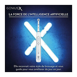 Brosse a Dents Électrique Oral-B Genius X - 1 Brossette incluse, 6 Modes Dont Blancheur, Douceur et Soin des Gencives pas cher