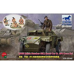 Bronco Models Maquette Véhicule Wwii British Humber Mk.i Scout Car & Afv Crew Set