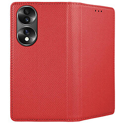 Acheter Htdmobiles Housse pour Huawei Honor 70 5G - etui coque pochette portefeuille + film ecran - ROUGE MAGNET