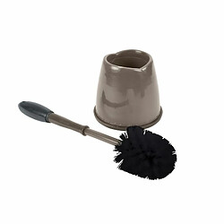 Paris Prix Brosse WC Bicolore Anthracite & Taupe