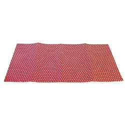 Cook Concept Tapis fraicheur pour frigo (Lot de 2) rouge.