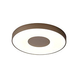 Inspired Coin Rond Plafond 100W LED Avec Télécommande 2700K-5000K, 6000lm, Sable Brun, 3 ans de Garantie