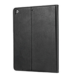 Wewoo Housse Étui Coque en cuir à rabat horizontal avec texture pour peau iPad 9.7 2018/2017 / Air / Air 2 / Pro 9.7avec cadre photosupportlogements cartes et porte-monnaie Noir