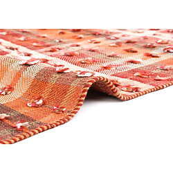 Vidal Tapis de laine 216x132 orange Jajim