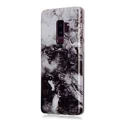 Wewoo Coque Fine Pour Galaxy S9 + dessin en couleur Motif IMD fabrication Soft Case TPU Noir Blanc