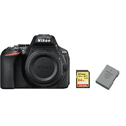 NIKON D5600 Body + 64GB SD card + NIKON EN-EL14A Battery