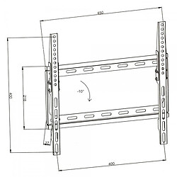 Acheter Helloshop26 Support mural TV fixe max 55 LCD Plasma 2508103