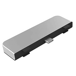 HyperDrive Hub USB-C 4-en-1 pour iPad Pro / Air 2020 (Argent)