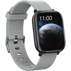 Chrono Montre Connectée pour téléphones Android compatibles iPhone Samsung, montres de sport de santé pour hommes, femmes, suivi d'activité GPS avec moniteur de fréquence cardiaque, cadran de montre et bracelet remplaçables(Argent)