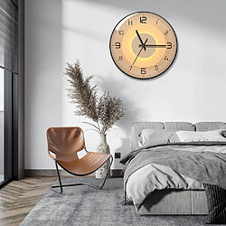 Avis Horloge murale montre de mur de mur en plastique décoratif