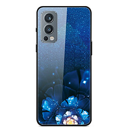 Coque en TPU antichoc avec support fleur lumineuse pour votre OnePlus Nord 2 5G