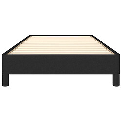 Acheter vidaXL Cadre de lit sans matelas noir 80x200 cm tissu