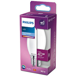 Avis Lampe LED Philips Bougie Blanc F 40 W 4,3 W E14 470 lm 3,5 x 9,7 cm (6500 K)