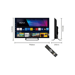 Acheter Smart Tech TV LED HD 32 Pouces (80cm) 32HV02V Smart TV VIDAA - Molotov, Netflix, Prime Video, Disney+, Youtube, Plex - 3xHDMI - 2xUSB - Mode Hotel