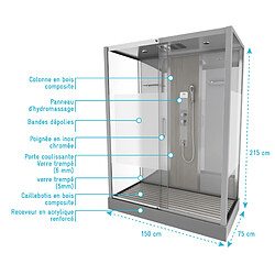 Acheter Aurlane Cabine de douche rectangle