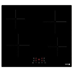 Table de cuisson vitrocéramique 60cm 4 feux 6000w noir - FAV3540 - FAGOR