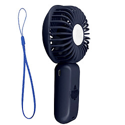 LinQ Mini Ventilateur Portable Silencieux Affichage LED et Lampe intégrée Bleu Nuit