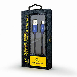 Câble USB A vers USB C GEMBIRD CC-USB2J-AMCM-2M-BL Bleu 2 m