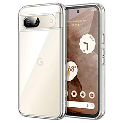 Htdmobiles Coque pour Google Pixel 8a - housse etui silicone gel fine + verre trempe - TRANSPARENT TPU