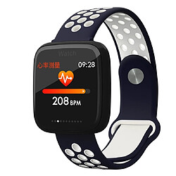 Wewoo Bracelet connecté Smartwatch F15 de 1,3 pouces avec écran couleur TFT IPSrappel des appels de soutien / surveillance de la fréquence cardiaque / de la pression artérielle / du sommeil / Oxymètre bleu