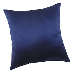 taie d'oreiller en peluche douce de couleur unie housse de coussin carré bleu_60x60cm pas cher