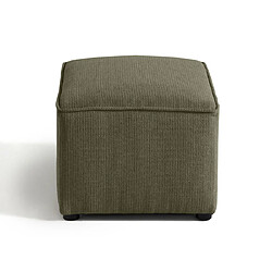 Bestmobilier Canopy - pouf - en tissu texturé