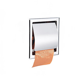 Universal Chrome Acier inoxydable Montage caché Porte-papier toilette Porte-papier de toilette suspendu à la paroi intérieure Étagère pour enfants Meubles Étagère pour enfants Fournitures de voiture (argent)