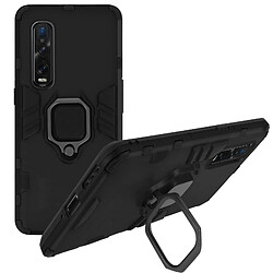 Avizar Coque Oppo Find X2 Pro Antichoc Multicouche Bague Support Vidéo Noir