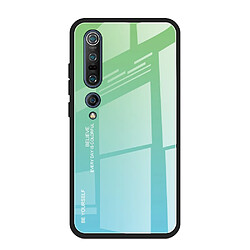 Coque en TPU dégradé de couleur cyan/bleu pour votre Xiaomi Mi 10/Mi 10 Pro