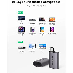 GUPBOO Adaptateur USB-C USB-C vers HDMI 4K,JL2408 pas cher