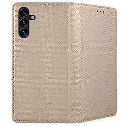 Acheter Htdmobiles Housse pour Samsung Galaxy A13 5G / A04s - etui coque pochette portefeuille + film ecran - OR MAGNET