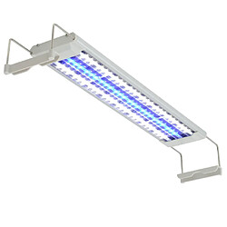 vidaXL Lampe à LED pour aquarium 50-60 cm aluminium IP67