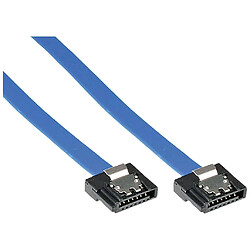 Câble InLine® SATA 6Gb / s petit connecteur 0,3 m avec loquets