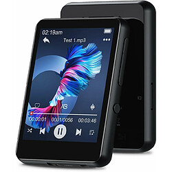 Vendos85 Lecteur MP3 de 2,4 pouce 32 Go avec Bluetooth 5.0 noir