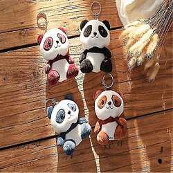 Universal 12cm peluche coton panda farci jouet jouet (marron)