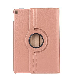 Avis Wewoo Coque rose pour iPad Pro 10.5 pouces Litchi Texture 360 degrés Spin Multi-fonction Horizontal Flip en cuir Housse de protection avec support Or