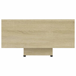 Acheter ComfortXL Table Basse Chêne Sonoma 85x55x31 Cm Aggloméré