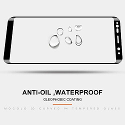 Acheter Wewoo Film de verre trempé de plein écran incurvé par mocolo 0.33mm 9H 3D pour Galaxy S9 + noir