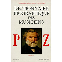 Dictionnaire biographique des musiciens. Vol. 3. P-Z - Occasion