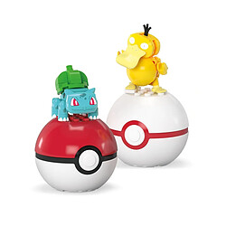 Mattel Pokémon - Jeu de construction MEGA Poké Ball Collection: Bulbizarre & Psykokwak