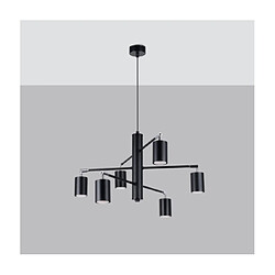 Luminaire Center Suspension Lemmi Acier Noir