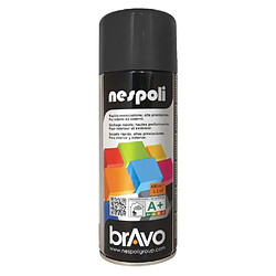 NESPOLI Aerosol peinture professionnelle noir mat 400mL