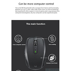 Universal Souris mobile sans fil à dispositifs multiples 2,4 GHz Nano Support Multiple Device Control | Mouse (Bleu)