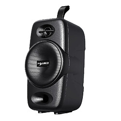 Universal Haut-parleur Bluetooth sans fil en haut-parleur portable Bluetooth puissant audio | Subwoofer (noir)