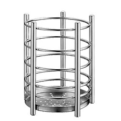 Wewoo Acier inoxydable 304 Baguettes Cage Drain Rack Couteau Fourche Boîte De Rangement Fournitures De Cuisine