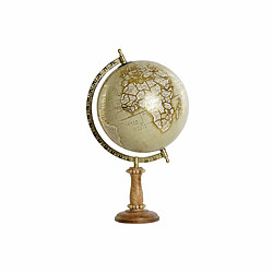 Globe terrestre DKD Home Decor Marron Doré Vintage 24 x 20 x 38 cm