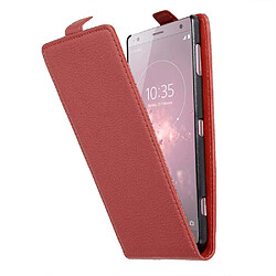 Cadorabo Coque Sony Xperia XZ2 Etui en Rouge