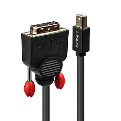 Lindy 41950 câble vidéo et adaptateur 0,5 m Mini DisplayPort DVI-D Noir